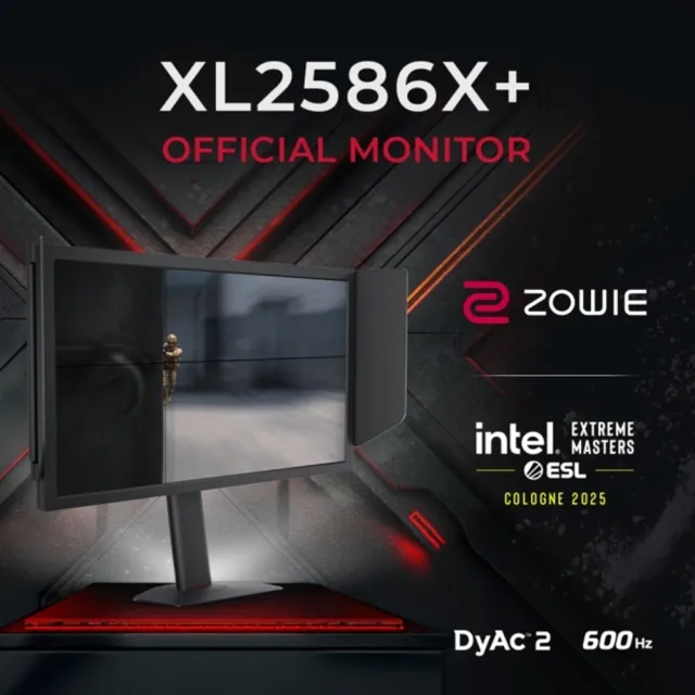 ZOWIE】ZOWIE XL2586X+ Fast TN 600Hz DyAc 2 24.1 吋專業電競螢幕(24