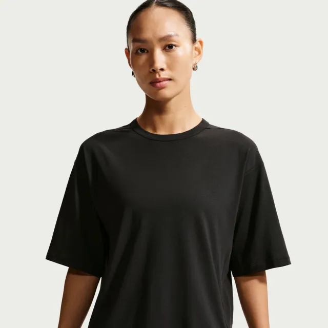 【NIKE 耐吉】短袖上衣 女 AS W NK DF 24.7 IS LGT SS TOP 運動 休閒 Dri-FIT 黑 (IQ9333010)