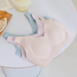 【EASY SHOP】Audrey-素無痕-大罩薄杯素面包覆無鋼圈內衣(任選1色)