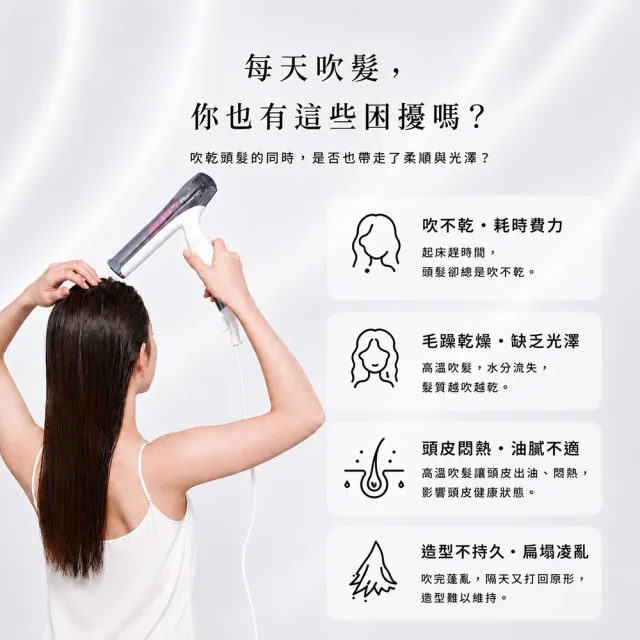 【ReFa 黎琺】SMART W水潤隨行吹風機+收納展示底座(超值組合)