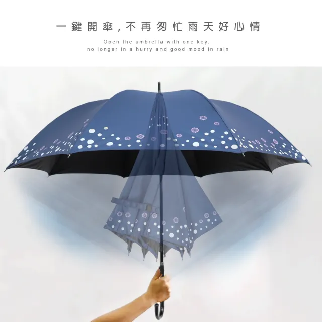【雨之情】防曬抗風長直傘_天星(雨傘 長傘 防曬 遮陽傘 淑女傘 細長傘)