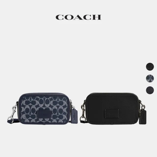 【COACH】蔻馳官方直營 WYATT 經典標誌斜背手袋 斜背包-多款任選(CM113/CW365)