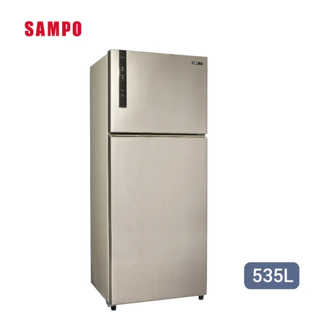 【SAMPO 聲寶】台灣製★535L一級能效平面鋼板系列變頻右開冰箱(SR-B53D(Y6))