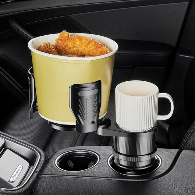 車用可調雙杯架(杯架 車載杯架 飲料架 水杯架 保溫杯架)