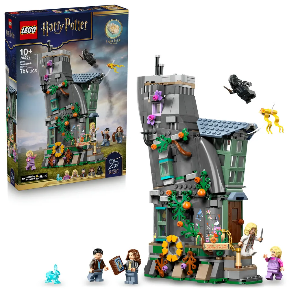 【LEGO 樂高】哈利波特系列 76467 露娜羅古德的家(Harry Potter 建築玩具 積木 玩具)