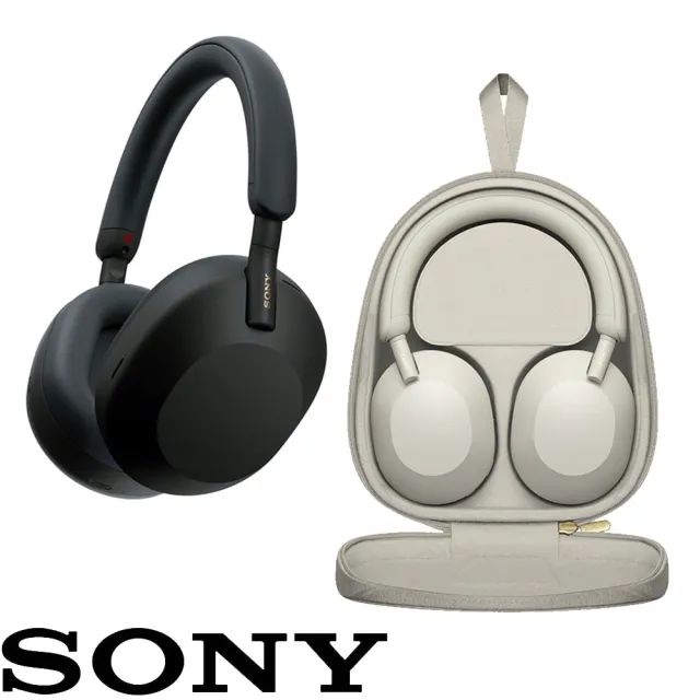 【SONY 索尼】WH-1000XM5 無線藍牙降噪耳罩式耳機(原廠神腦公司貨 保固12+6個月-快)