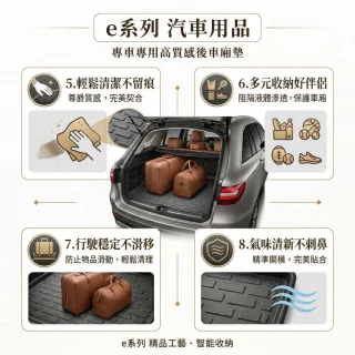 e系列汽車用品 納智捷 2024年N7 7人小片式  行李廂墊 尾廂墊 汽車防水托盤 後廂墊