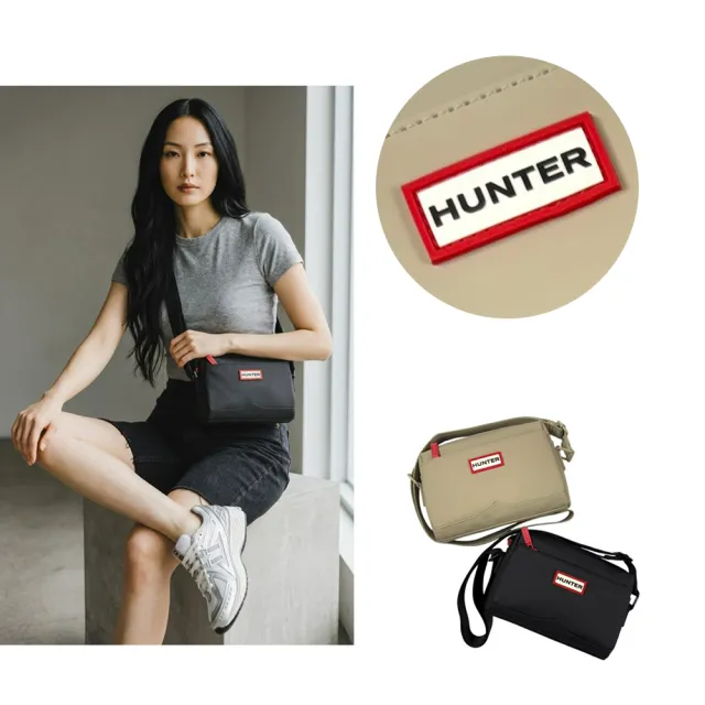 【HUNTER】英式休閒 Hunter相機包 側背包 防潑水 三夾層 立體膠標 斜背包 單肩包 小包 背帶可調 @1960