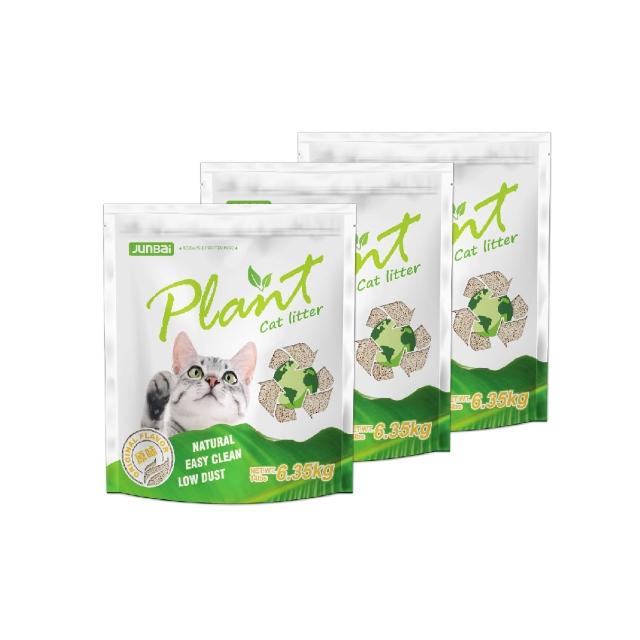 【doter 寵愛物語】plant 輕植系豆腐砂14lb/6.35kg（3包/箱）極細型/破碎型(貓砂/豆腐砂/環保砂)