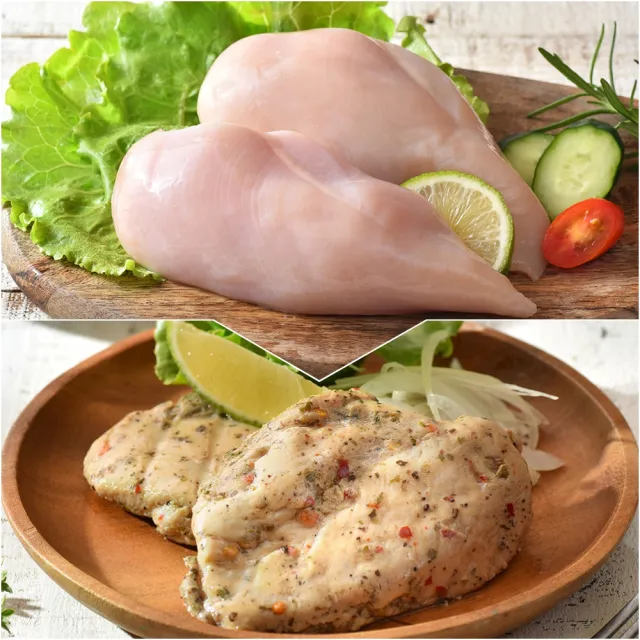 【卜蜂】急凍生鮮 清雞胸.棒腿-切塊 真空6連包x2組(2.7kg/組_團購.居家料理.宴客)