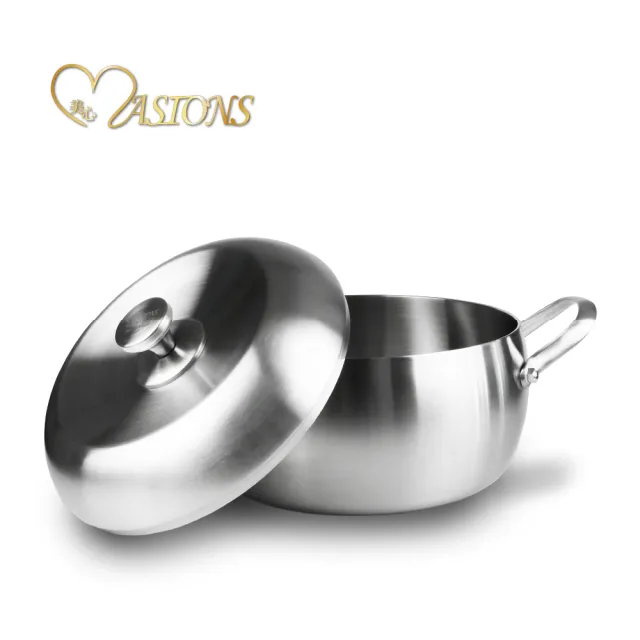 【MASIONS 美心】維多利亞 皇家316七層複合鋼蘋果經典鍋(24CM 台灣製造)