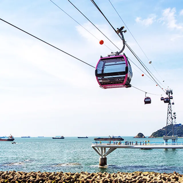 韓國釜山四日｜買一送一雙人券★樂天世界、松島纜車、甘川洞文化村、長腳蟹&燒肉吃到飽