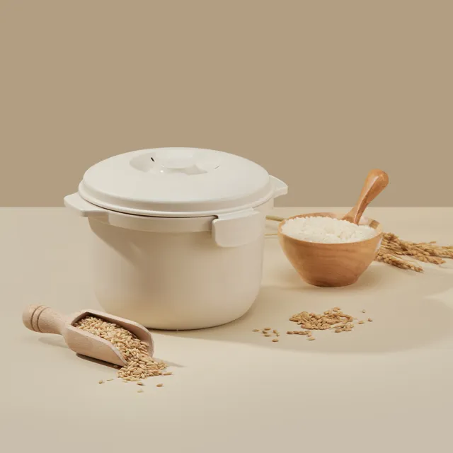 【Roichen】iCUT減醣鍋 12分鐘煮好白飯 比電鍋、電子鍋更方便省時 微波爐專用