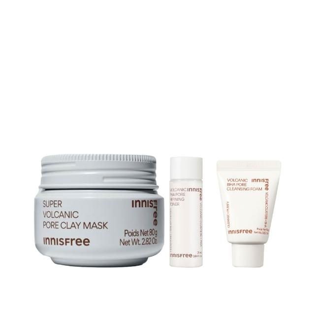 【innisfree】超級火山泥毛孔潔淨面膜 80g (毛孔吸塵器/水楊酸/控油)