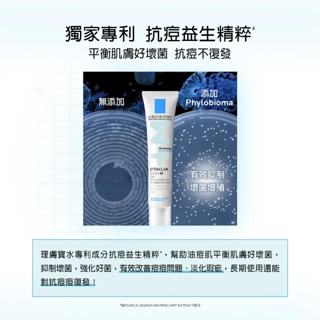 【理膚寶水】獨家限定★抗痘雙星 買70送75超值組 (淨痘無瑕極效精華 40ml+極效三重酸煥膚精華 30ml)