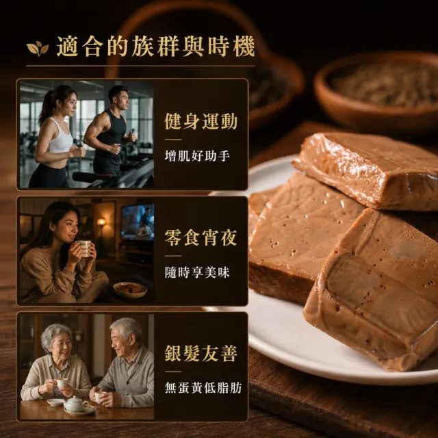 【所長茶葉蛋】蛋白執-滷蛋白磚5包組 醬香/椒鹽/香辣(6顆/包 蛋白質 健身 減脂 銀髮友善 中元 普渡 拜拜)