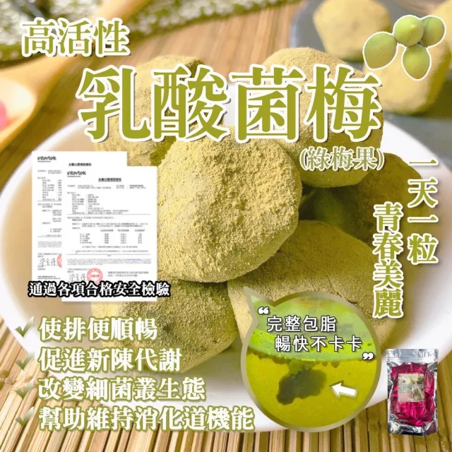2包組 乳酸菌梅 200g 活性乳酸菌粉 青梅果乾 幫助排便順暢 營養補給 消化不良 辦公室下午茶 全素