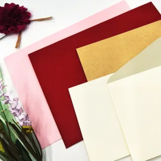 【SEASON 四季紙品禮品】標準橫1號素色信封組(多彩 大份量 RA7503)