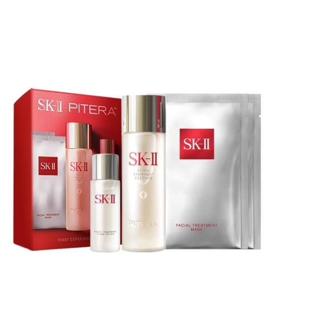 【SK-II】官方直營 青春露體驗新客組(青春露75ml+化粧水30ml+敷面膜2片)
