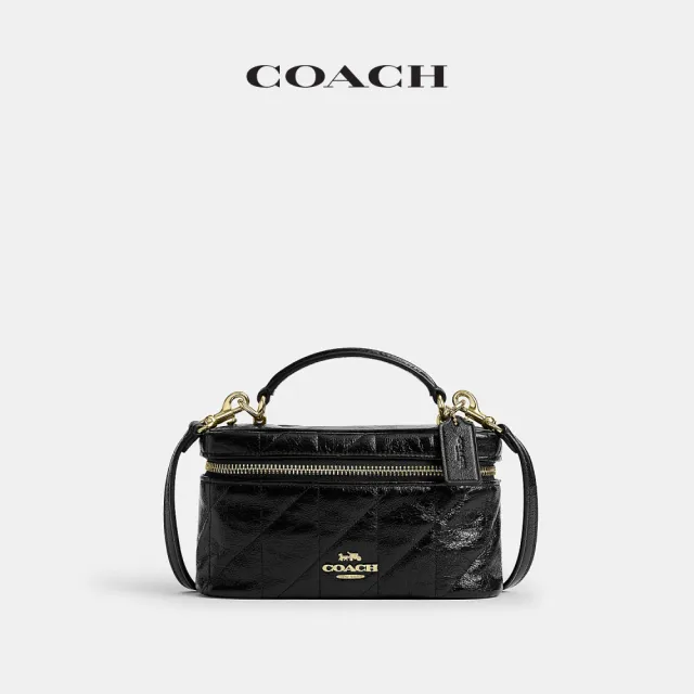 【COACH】蔻馳官方直營 RAINER 18 絎縫細節斜背手袋 斜背包 手提包-多色任選(CEO22/CEO25)