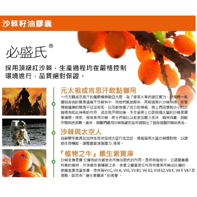 【草本之家】俄羅斯沙棘籽油3入組30粒/入