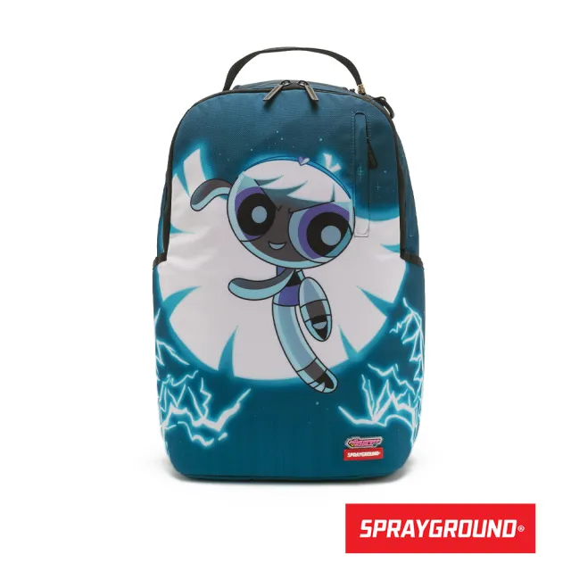 【SPRAYGROUND】飛天小女警閃耀幸福後背包(藍色)