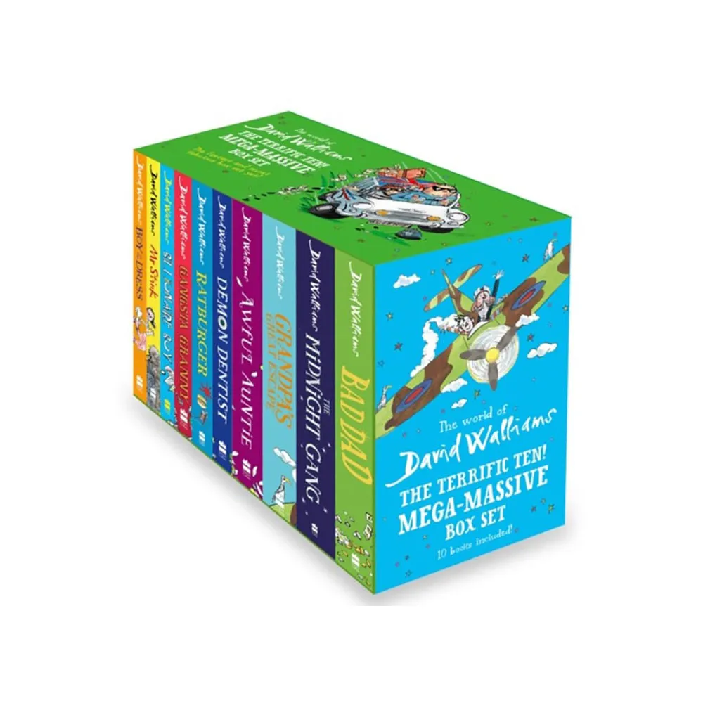 The World of David Walliams  the Terrific Ten! Mega-Massive Box Set （10 Books）