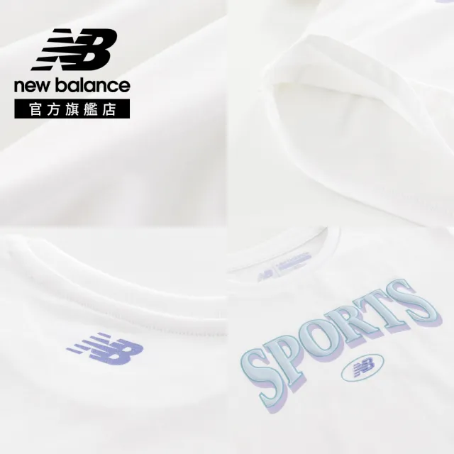 【NEW BALANCE】NB 童裝 短袖上衣短褲套裝_2SG2511TLPU_男童/女童_白/紫