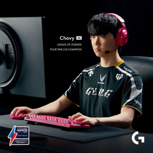 【Logitech G】G PRO X SUPERLIGHT 2 無線輕量化滑鼠(白色)