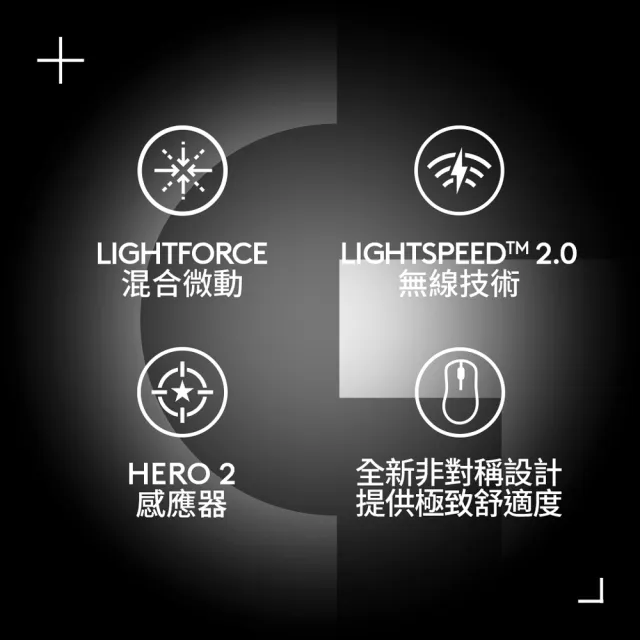 【Logitech G】PRO X SUPERLIGHT 2 DEX無線輕量化電競滑鼠(桃紅)