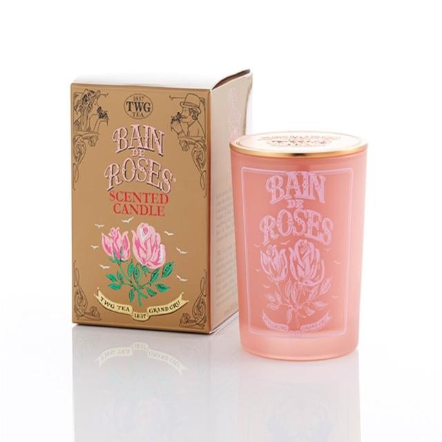 【TWG Tea】玫瑰芬香茶薰香蠟燭 Bain de Rose Tea Scented Candle(茶薰香蠟燭)