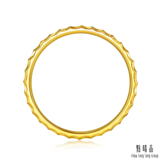 【點睛品】金波流光 黃金戒指_計價黃金(港圍15)