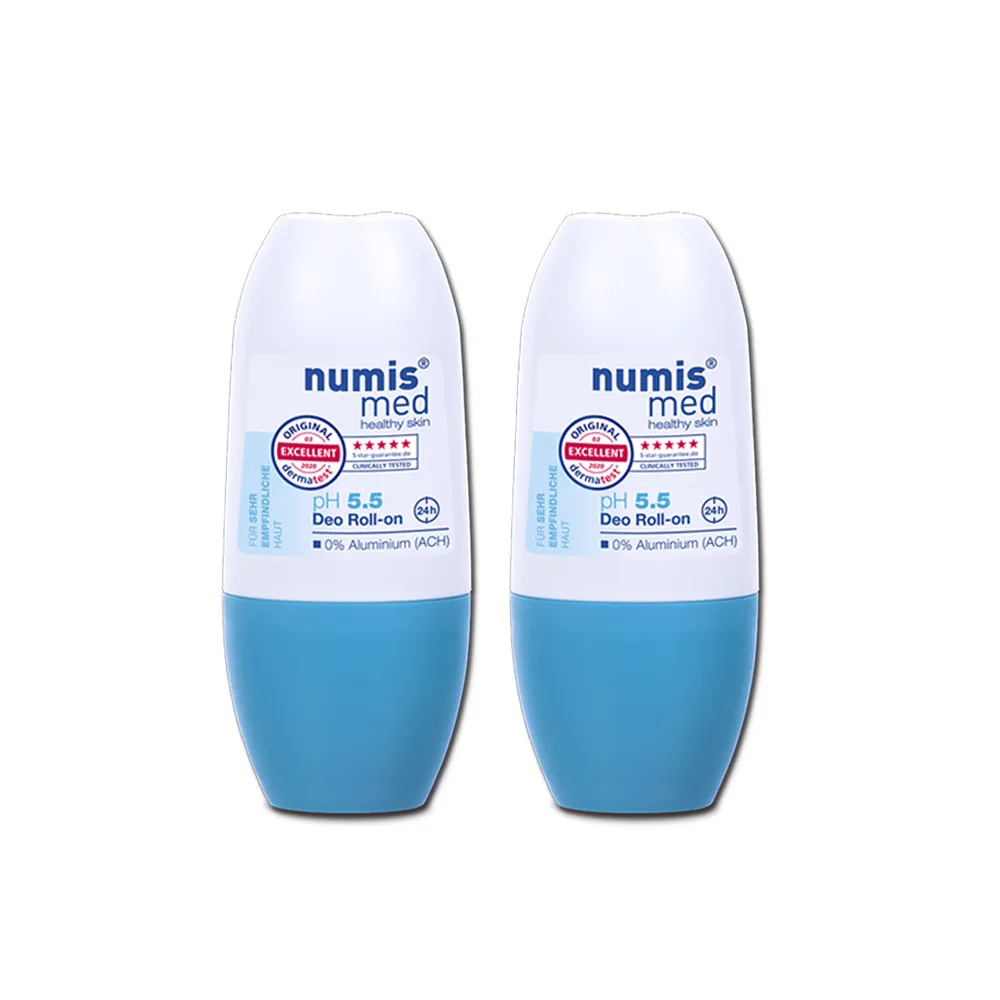 【Numis med 樂美思】ph5.5無鋁體香滾珠50mlx2入(總代理公司貨)