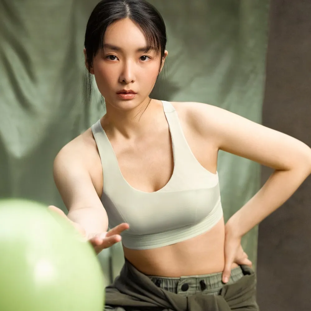 【Ladies 蕾黛絲】Ladiesport Fashion sport運動內衣M-EL罩杯內衣(酪梨奶綠)