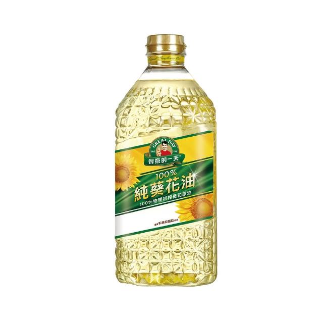 【得意的一天】100%葵花油3.5L 中元普渡 (獨家物理壓榨 低油煙 零反式脂肪)