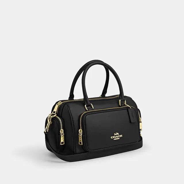 【COACH】蔻馳官方直營 ROWAN SATCHEL 口袋細節手袋 斜背包 手提包-多色任選(CES79/CES83)