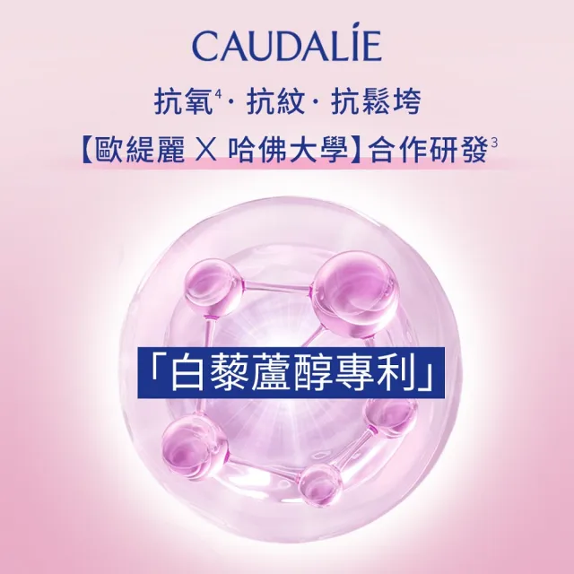 【CAUDALIE 歐緹麗】福利品★白藜蘆醇立體緊緻絲漾面霜 50ml