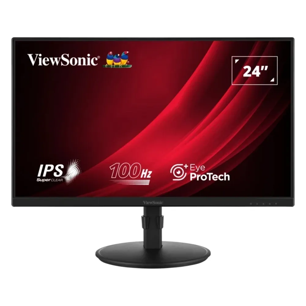 【ViewSonic 優派】VG2408 24型 人體工學設計多角度旋轉螢幕(多角度旋轉/五年全機保固/一年無亮點保固)