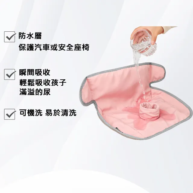 【Kori Deer 可莉鹿】通用型兒童推車/汽座防水隔尿墊 嬰兒餐椅保護墊(推車坐墊/防漏吸水/安全座椅保潔墊)