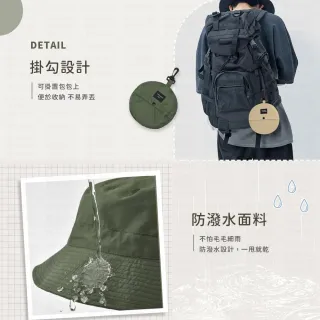 【同闆購物】折疊漁夫帽 防水漁夫帽 露營帽 登山帽 漁夫帽 防曬帽 遮陽帽 戶外帽 帽子 素面漁夫帽 運動帽