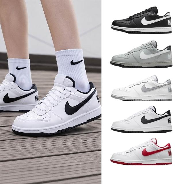 【NIKE 耐吉】運動鞋 休閒鞋 板鞋 BIG NIKE LOW 男鞋 復古 多款 多色 (355152-016&)