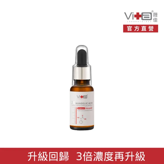 【Swissvita 薇佳】3X蜜花酸晶煥膚安瓶20ml