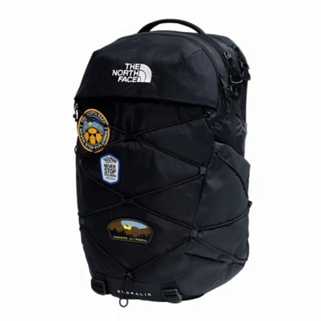 【The North Face】北臉 後背包 運動包 書包 旅行包 大容量 BOREALIS PATCH 黑 NF0A8KE70E7