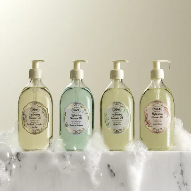 【SABON】官方直營 輕潤沐浴油新客組(沐浴油500ml+沐浴油300ml)