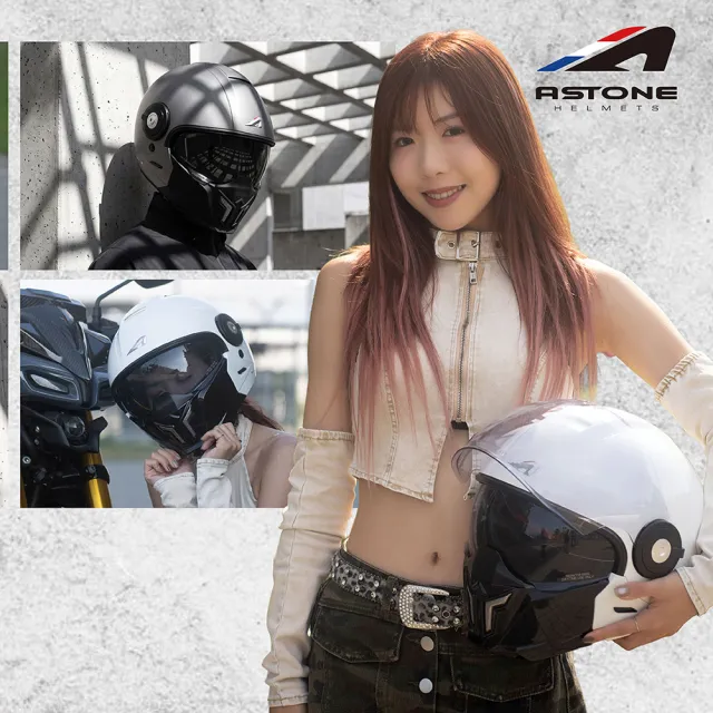 【ASTONE】官方直營-CJ600 可拆式全罩安全帽(白色 平黑 亞鈦灰)