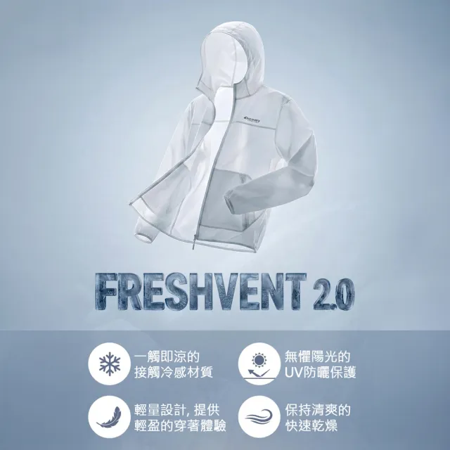 【Discovery Expedition】Freshvent2.0 男版輕量可收納防風外套 機能外套 (DMWJ73063-四款任選)