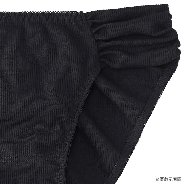 【aimerfeel】掛頸無鋼圈超盛內衣配套三角褲-黑色-1106121-BL