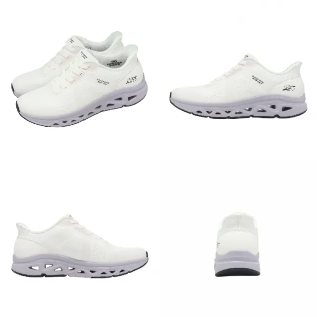 【SKECHERS】休閒鞋 Bobs Arc Waves Remix Slip-Ins 女鞋 白 117863WLV