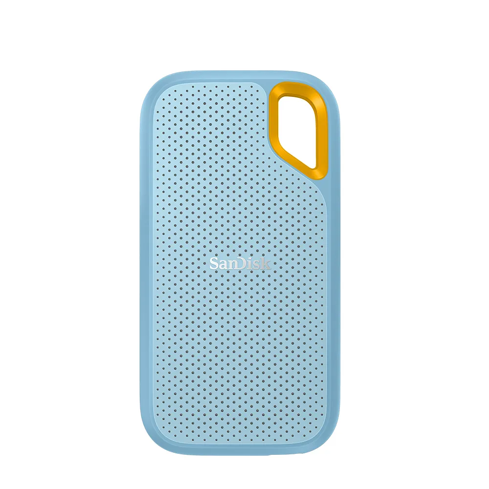 【SanDisk 晟碟】E61 4TB 行動固態硬碟(天藍/SDSSDE61-4T00-G25B/讀寫速度高達1050MB/s/1000MB/s)