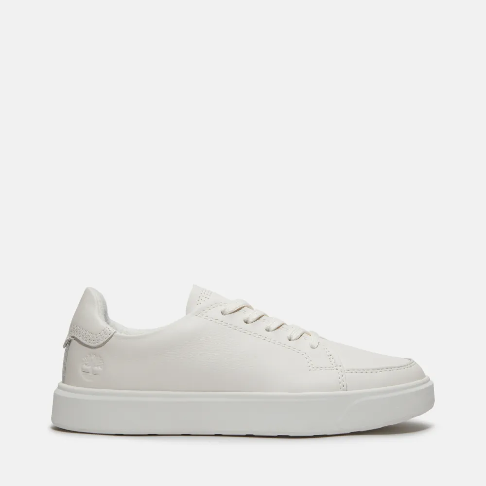 【Timberland】女款白色Emerson Street低筒休閒鞋(A41JXEM2)